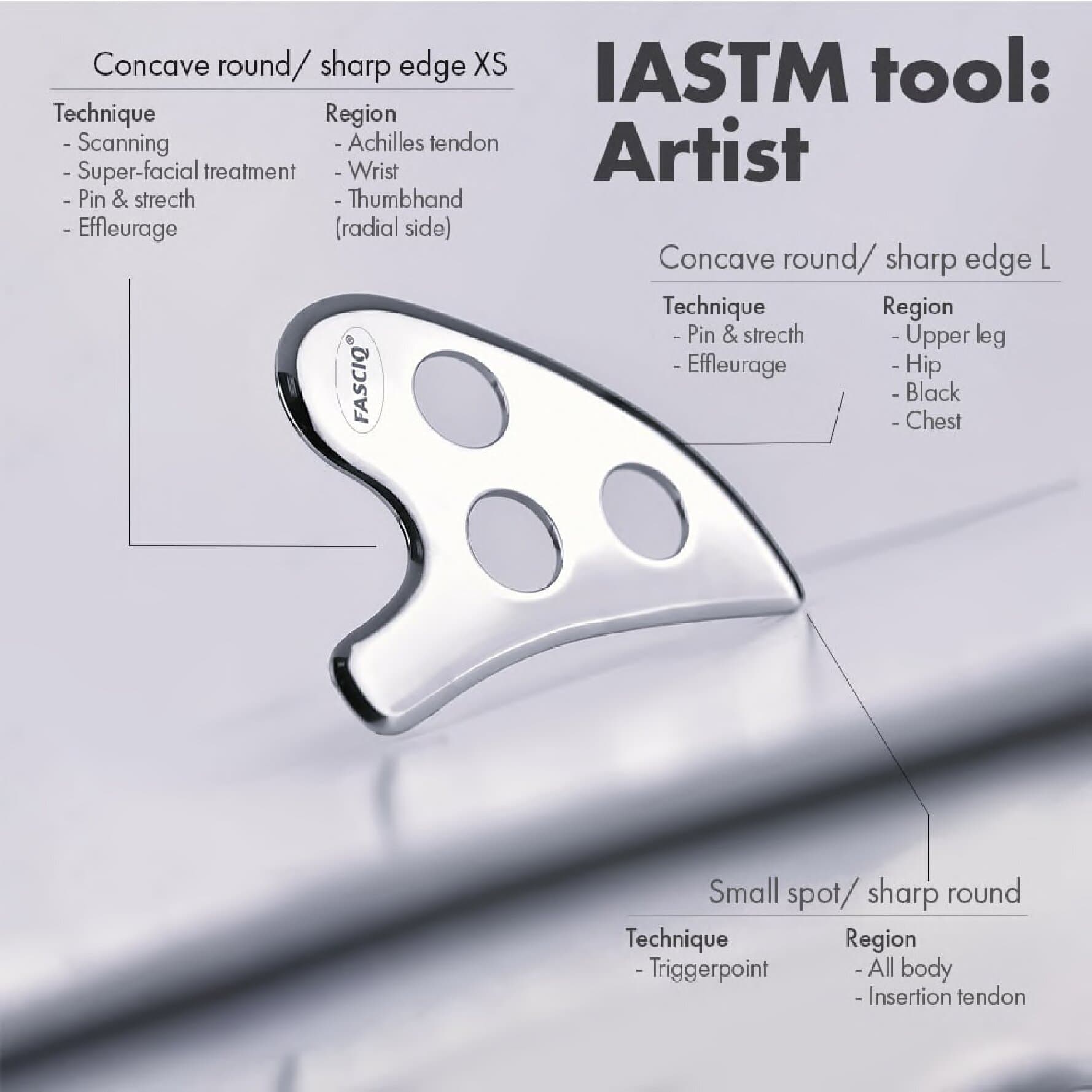 FASCIQ® IASTM Tool – Artist - thumbnail 3