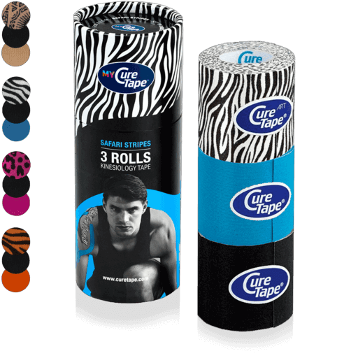 CureTape® Art – 3 Rolls Kinesiology Tape
