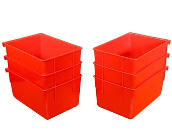 LEE HANGING BINS QTY 6