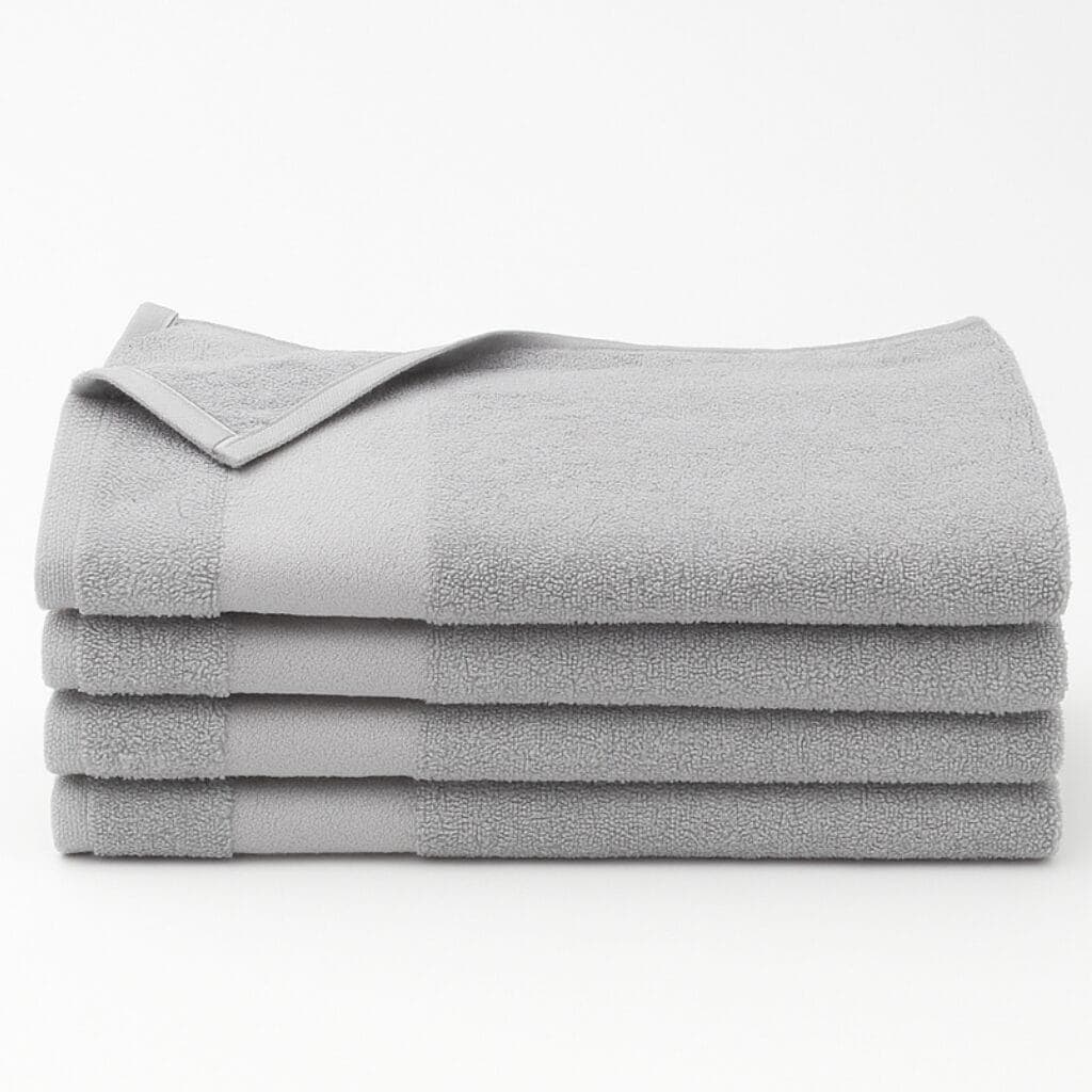 16X30 Silver Grey Hand Towels Premium 100% cotton