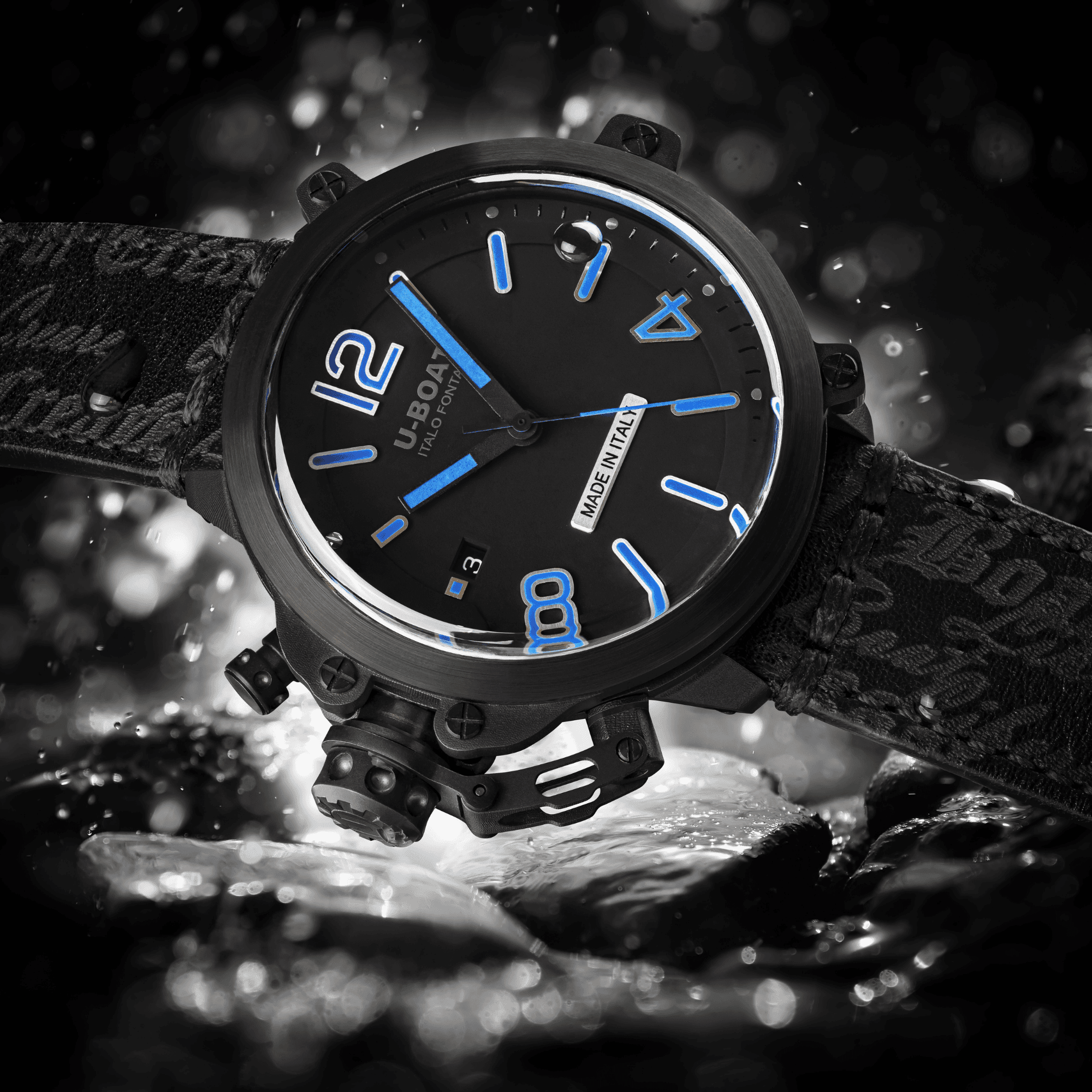 CAPSULE 45MM PVD BK BL - thumbnail 3