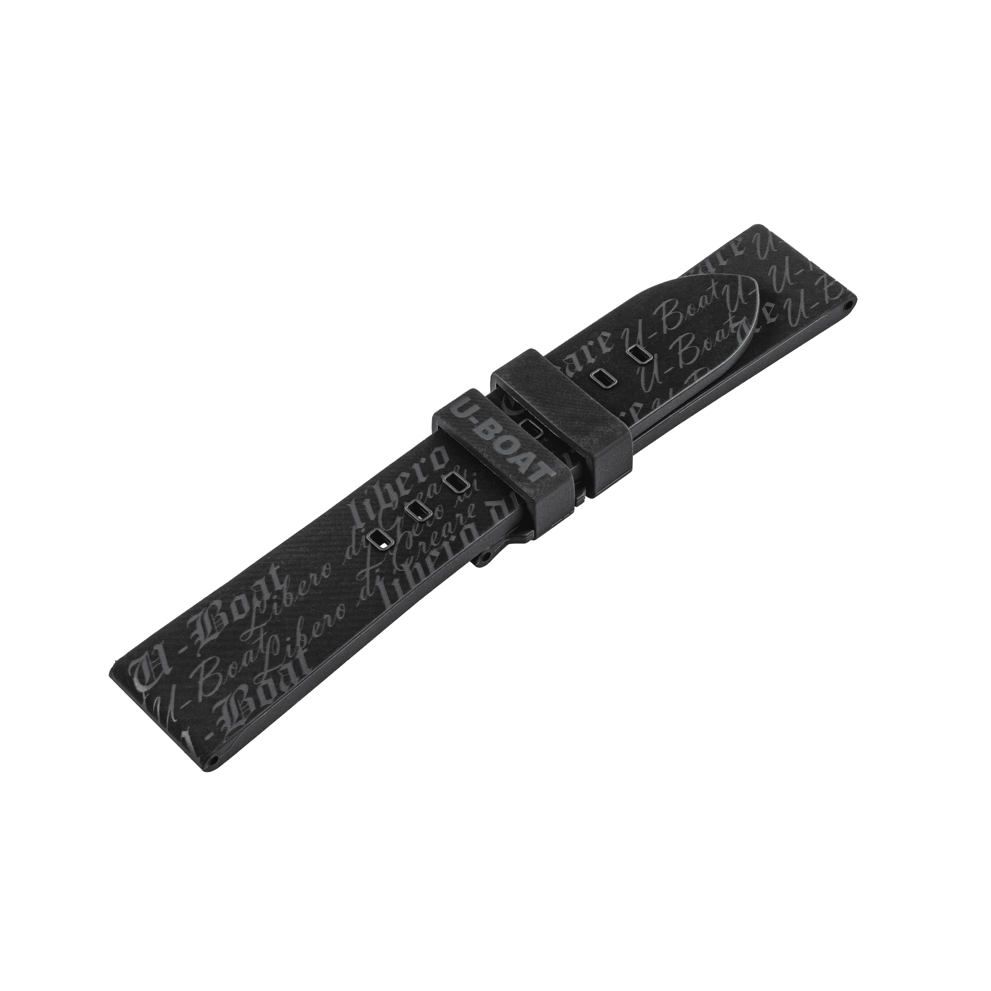 U-BOAT STRAP LIBERO DI CREARE 22/20 BKVELVET U-65