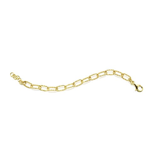 Textured Paperclip Bracelet