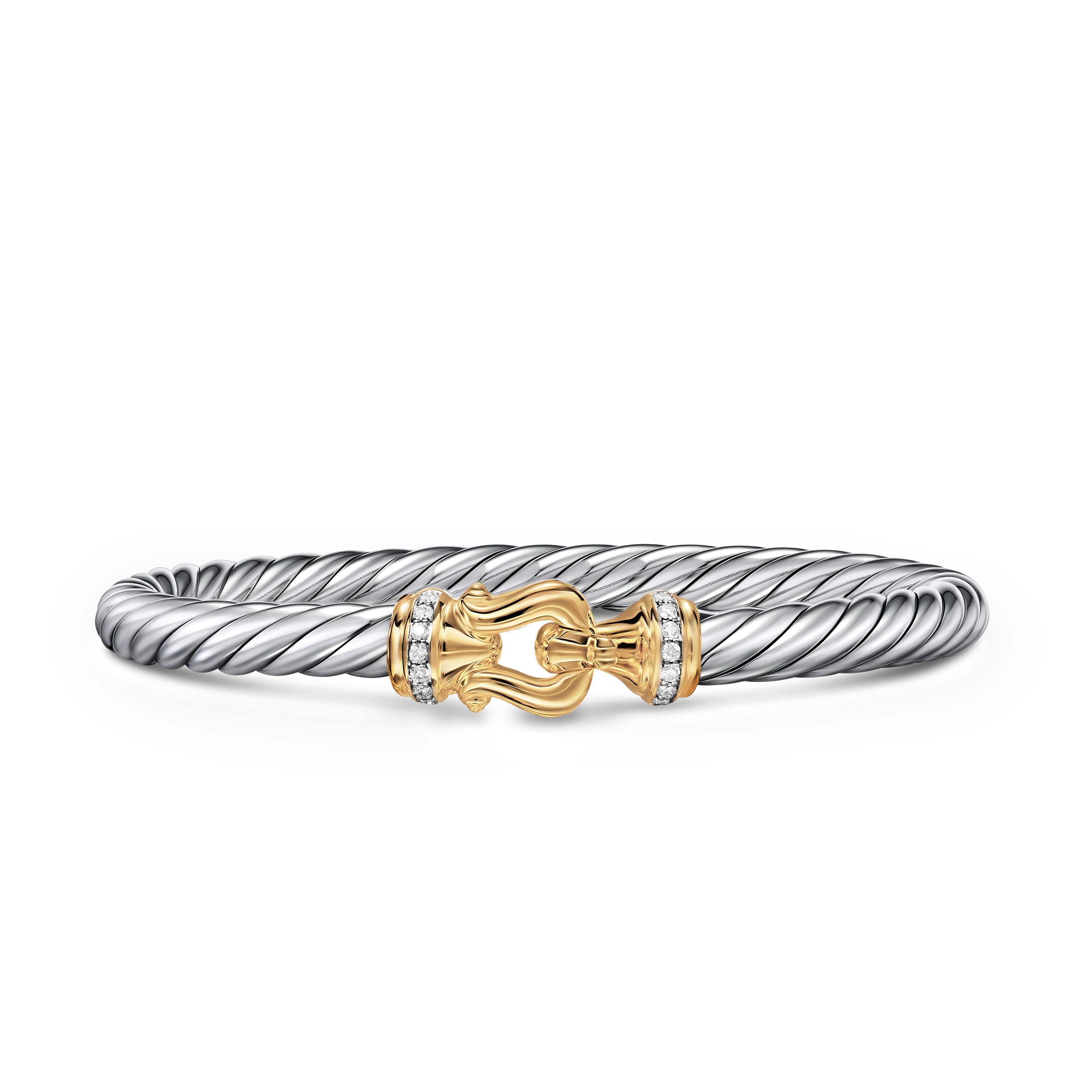 Cable Flex® Buckle Bracelet With Diamonds