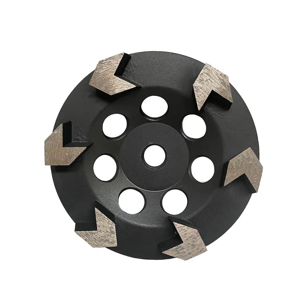 5″ 6 Segment Arrow Cup Wheel