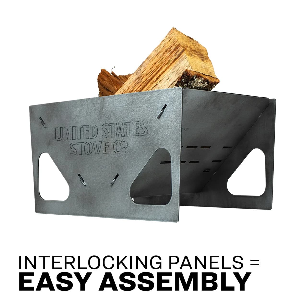 US15VP Portable Collapsible Rectangular Fire Pit - thumbnail 8