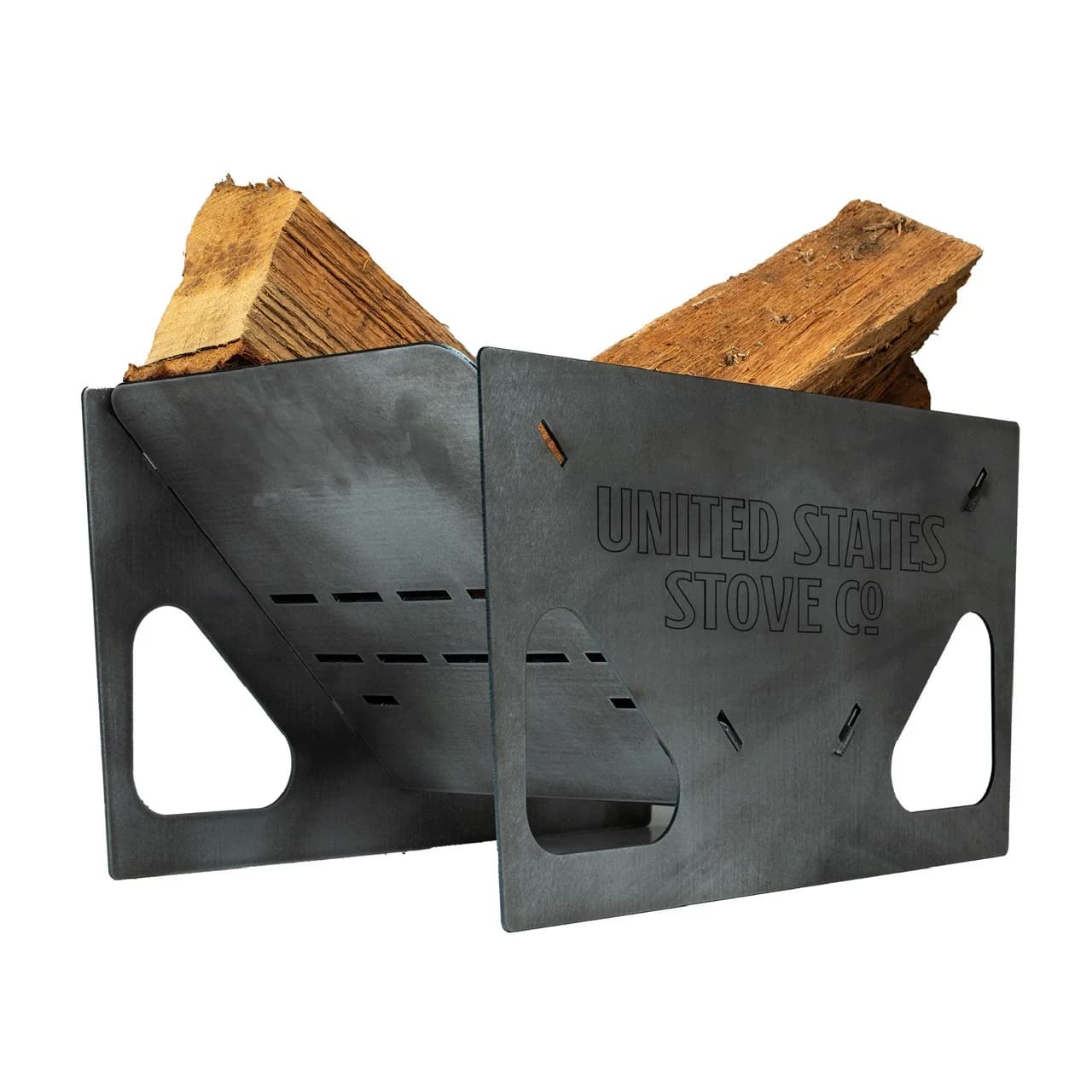 US19VP Portable Collapsible Rectangular Fire Pit