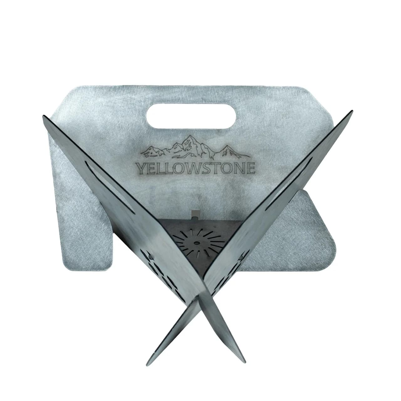 Yellowstone YS14TP Portable Collapsible Triangular Fire Pit – 14-Inch