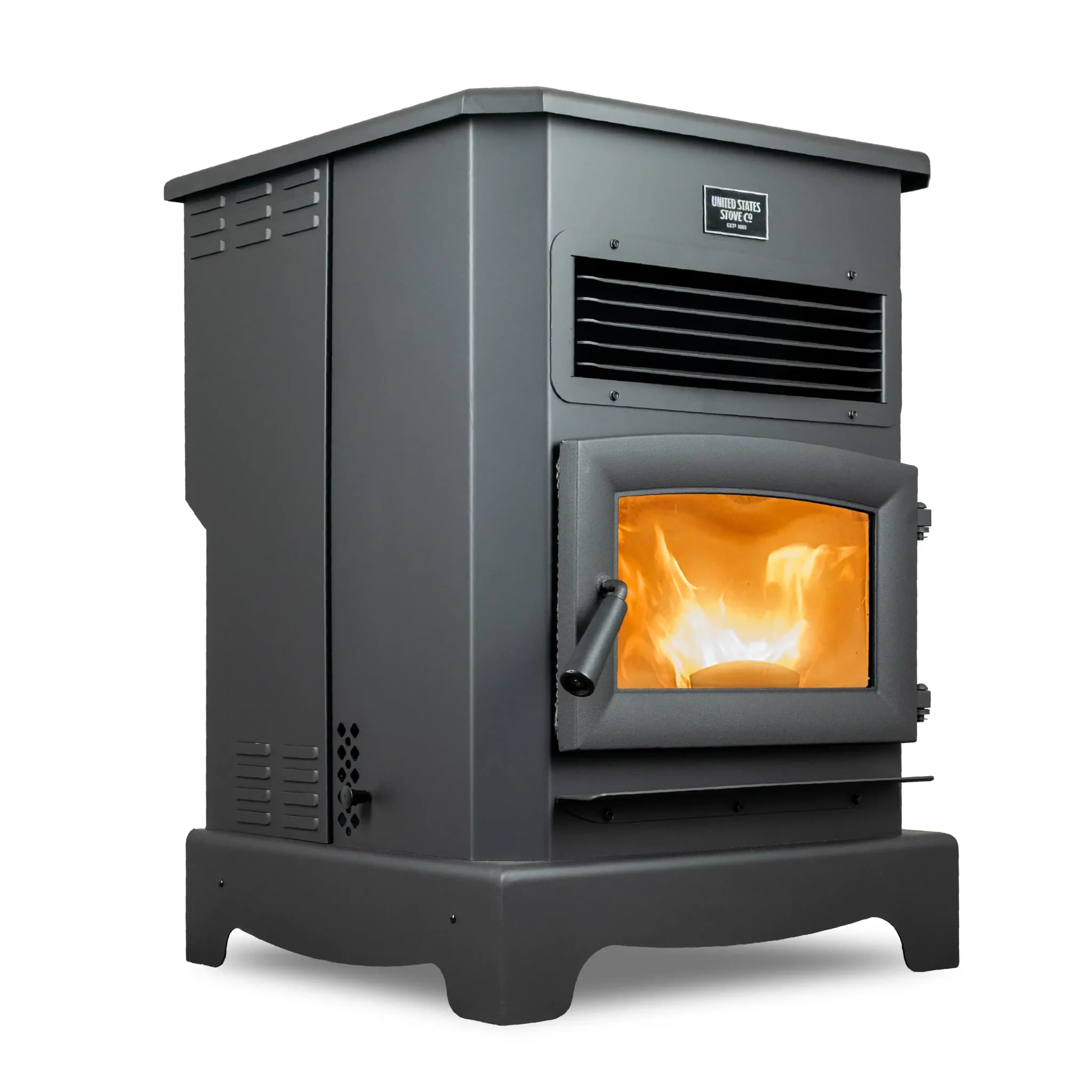 US Stove US5522-W Pellet Stove 170 lb. Hopper (3,000 Sq. Ft.)