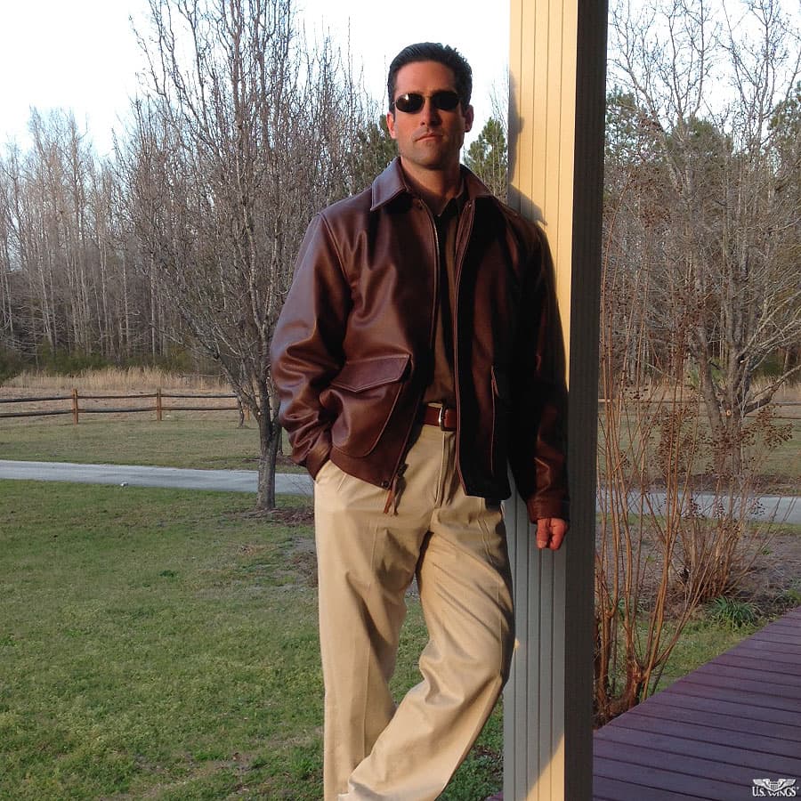 Cooper Original™ Vintage Cowhide Leather Indy-Style Jacket - thumbnail 7