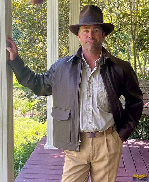 Cooper Original™ Vintage Cowhide Leather Indy-Style Jacket - thumbnail 8