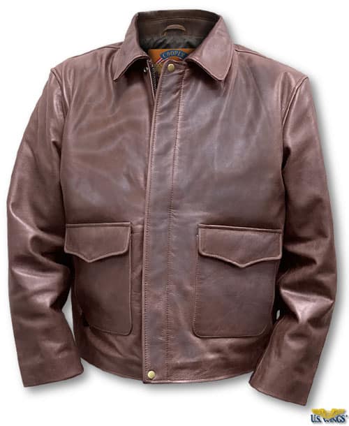 Cooper Original™ Mahogany Cowhide Indy-Style Jacket