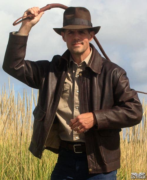 Cooper Original™ Vintage Cowhide Leather Indy-Style Jacket - thumbnail 6