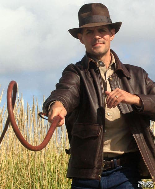 Cooper Original™ Vintage Cowhide Leather Indy-Style Jacket - thumbnail 5