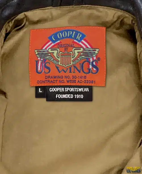 Cooper Original™ 50 Mission™ Goatskin A-2 Leather Jacket - thumbnail 3
