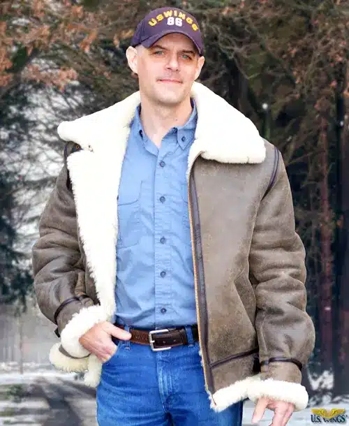 Cooper Original™ 50 Mission™ B-3 Shearling Bomber Jacket - thumbnail 3