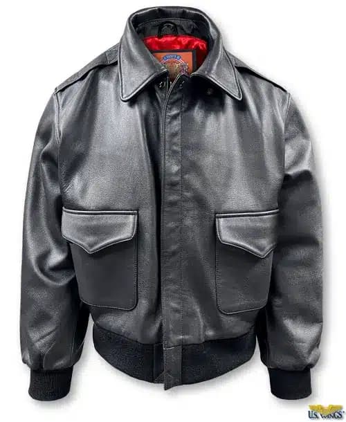 Cooper Original™ Black Goatskin “Presidential” A-2 Jacket