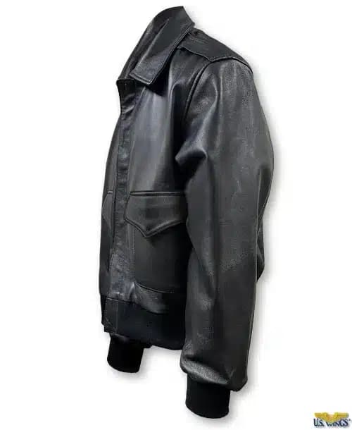 Cooper Original™ Black Goatskin “Presidential” A-2 Jacket - thumbnail 4