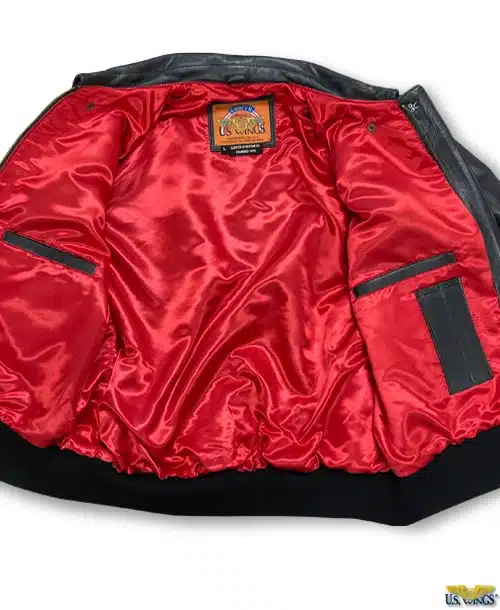 Cooper Original™ Black Goatskin “Presidential” A-2 Jacket - thumbnail 3
