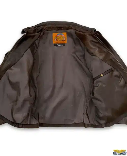 Cooper Original™ Vintage Cowhide Leather Indy-Style Jacket - thumbnail 4