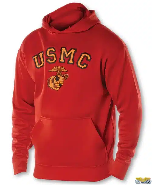 USMC EGA Hoodie (Red) - thumbnail 4