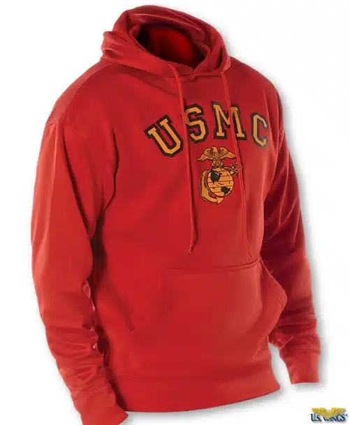 USMC EGA Hoodie (Red) - thumbnail 5
