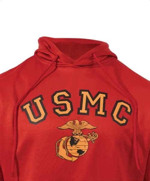 USMC EGA Hoodie (Red) - thumbnail 3