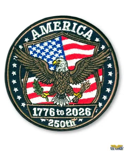 250th Anniversary Embroidered Patch - thumbnail 2