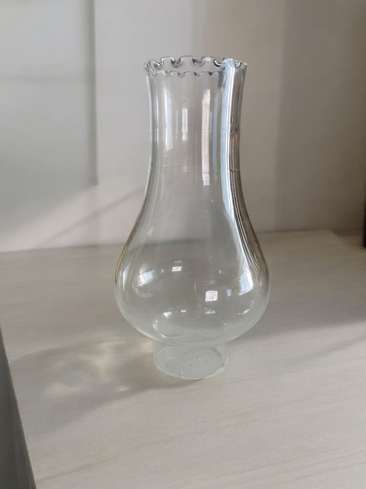 Mini Oil Lamp Chimney – Crimped Top – 1 1/4″ x 4 1/2