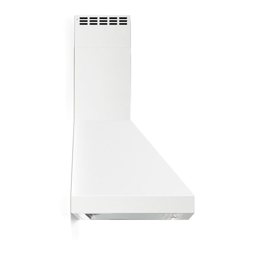 Verona VECHW36GW 36 inch Designer Chimney Wall Hood with 600 CFM, Stainless Steel Baffle Filters, LED Lighting, Delay Shut-Off (White) - thumbnail 8