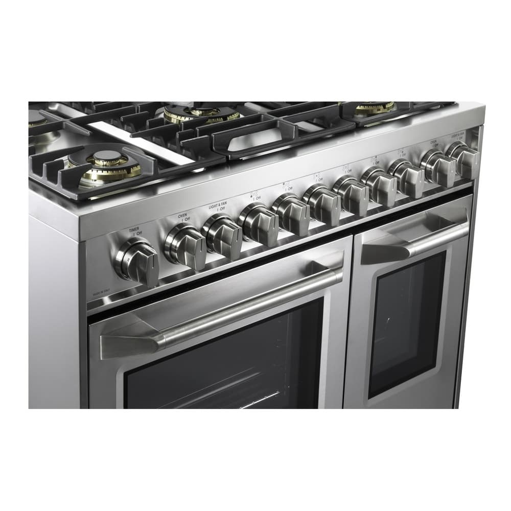 Verona VUFSGG365DSS 36 inch Ultima Collection Double Oven Gas Range with 5 Brass Burners, 4.1 cu. ft. Oven Total Capacity in Stainless Steel - thumbnail 8