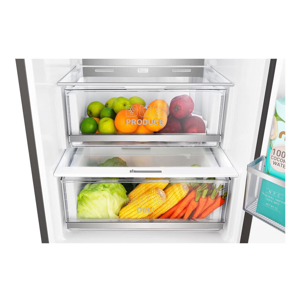 Verona VEFBF2411RISL 24 inch Bottom Freezer Refrigerator with 11.4 cu. ft. Total Capacity, Automatic Ice Maker, Sabbath Mode, Energy Star in Stainless Steel Look - thumbnail 7