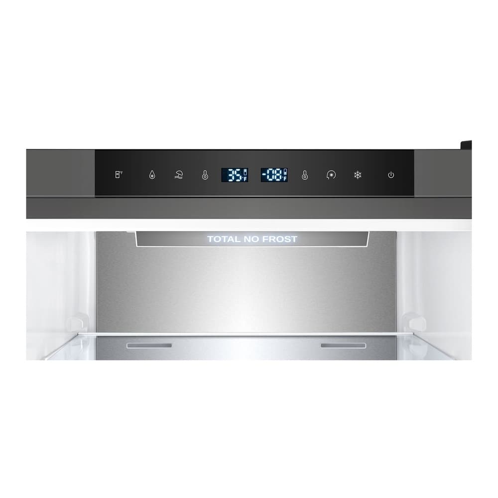 Verona VEFBF2411RISL 24 inch Bottom Freezer Refrigerator with 11.4 cu. ft. Total Capacity, Automatic Ice Maker, Sabbath Mode, Energy Star in Stainless Steel Look - thumbnail 10