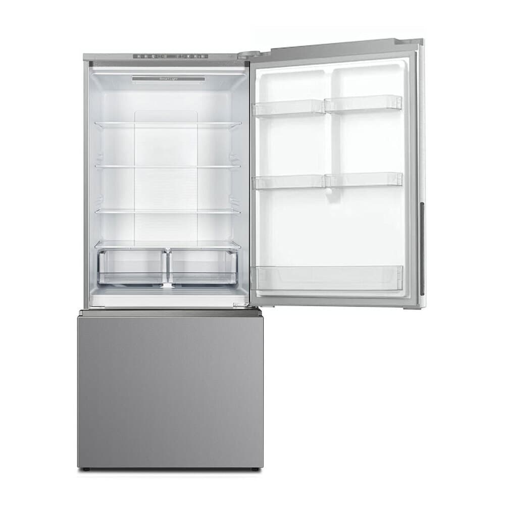 Verona VEFBF3017RISL 30 inch Freestanding Bottom Freezer Refrigerator with 17.6 cu. ft. Total Capacity, Automatic Ice Maker, Recessed Handle (Stainless Steel Look) - thumbnail 4