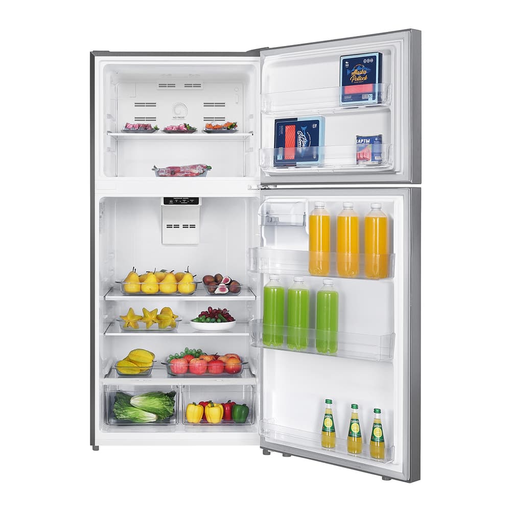 Verona VEFTF3018RSL 30 inch Top Freezer Refrigerator with 18.1 cu. ft. Total Capacity, LED Lighting, Reversible Doors, Gallon Door Storage, Recessed Handle, Energy Star (Stainless Steel Look) - thumbnail 5