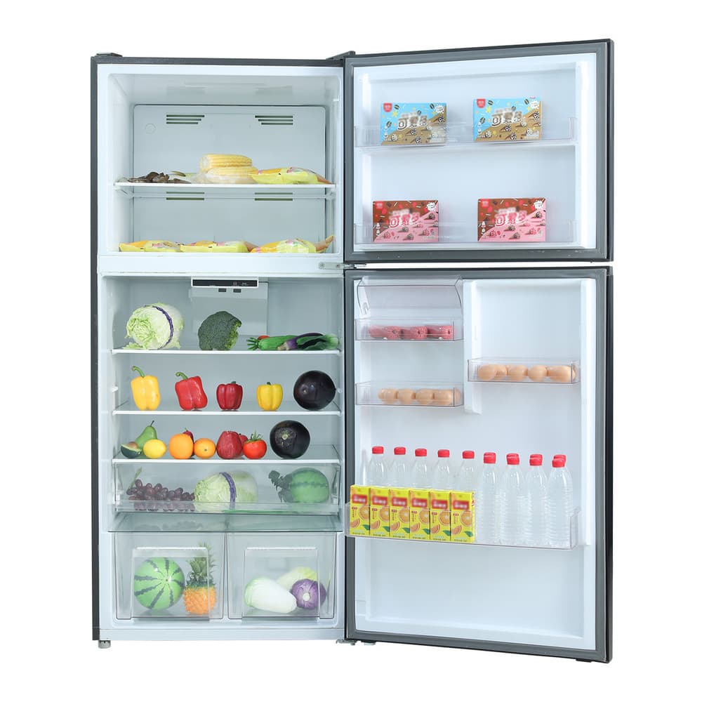 Verona VEFTF3324RBK 33 inch Top Freezer Refrigerator with 24 cu. ft. Total Capacity, Reversible Doors, Recessed Handle, Energy Star (Black) - thumbnail 4