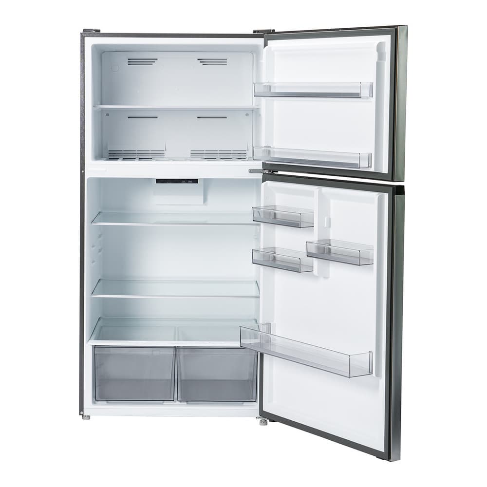 Verona VEFTF3324RSL 33 inch Top Freezer Refrigerator with 24 cu. ft. Total Capacity, Reversible Doors, Recessed Handle, Energy Star (Stainless Steel Look) - thumbnail 5
