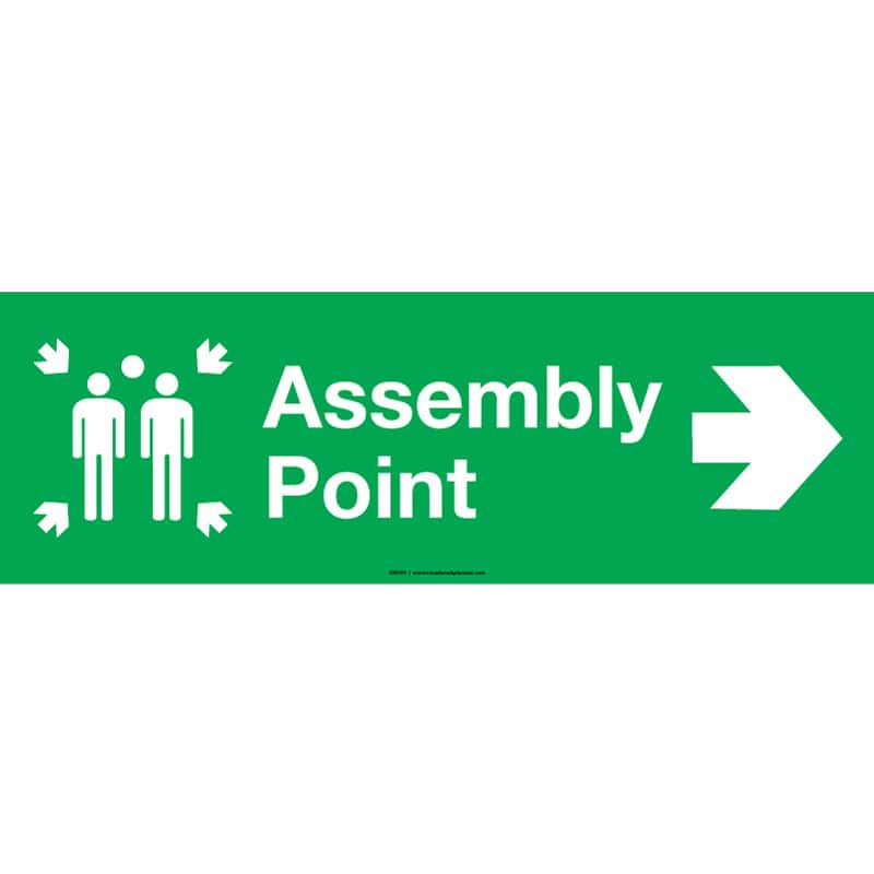 Assembly Point, Icon, Right Arrow