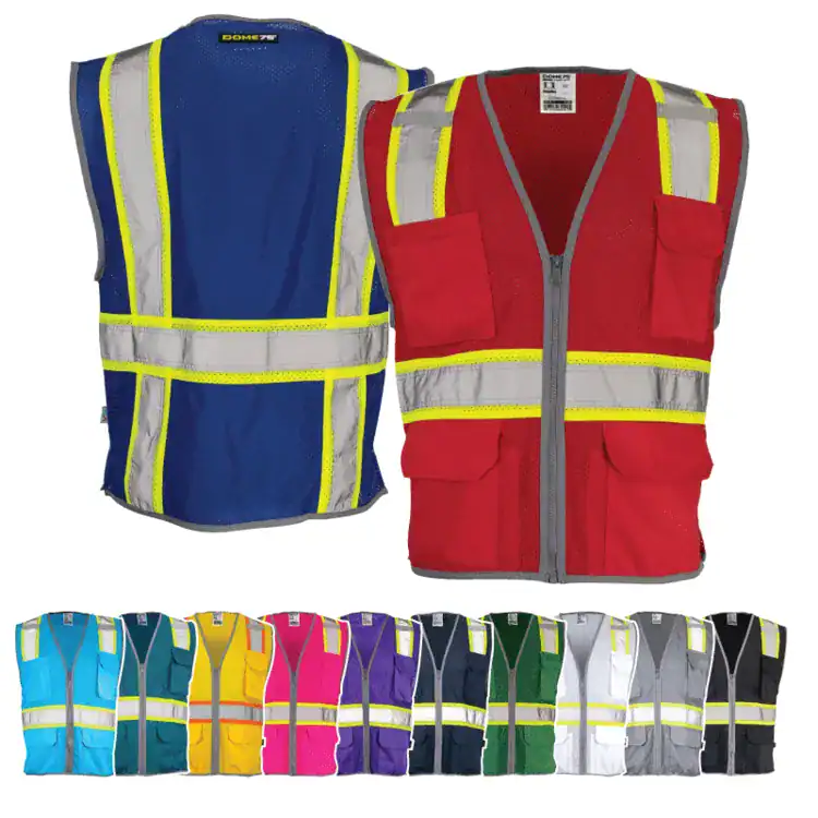 Hi-Vis Contrast Pocket Safety Vest