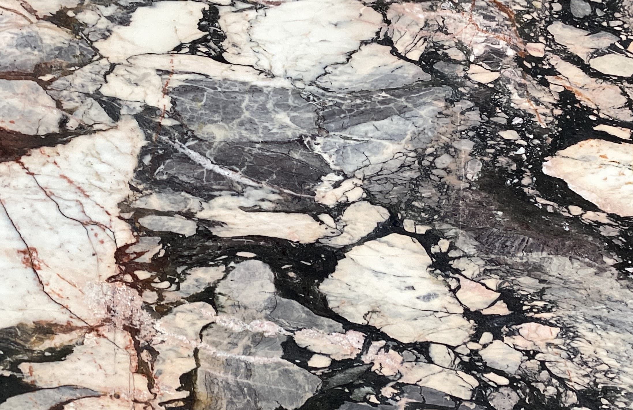 Breccia Viola Rosanotte Polished Marble Slab 2cm
