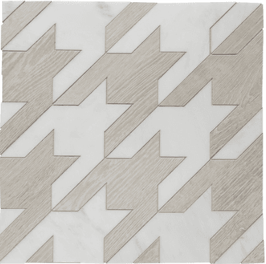 Sterling Row Linen Houndstooth Natural - thumbnail 2