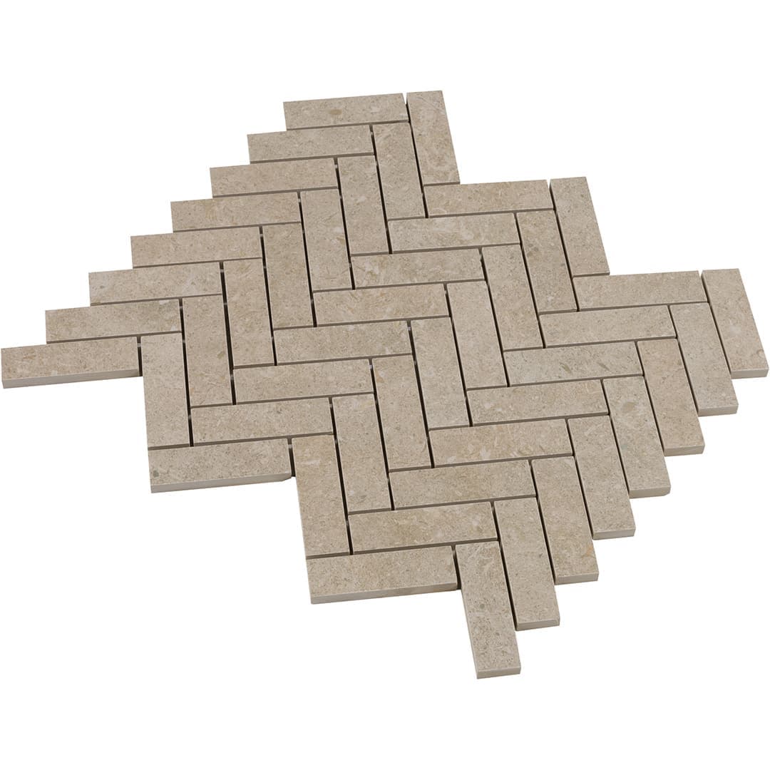 Bera &amp; Beren Greige Herringbone 1×3 Natural - thumbnail 4