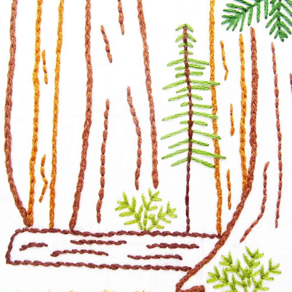 Redwood National Park Hand Embroidery Pattern - thumbnail 3