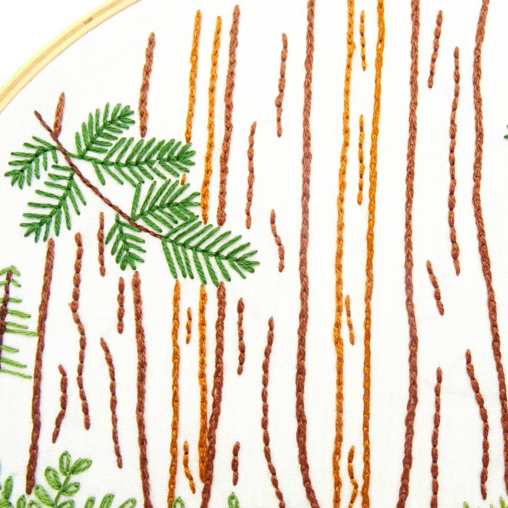 Redwood National Park Hand Embroidery Pattern - thumbnail 4