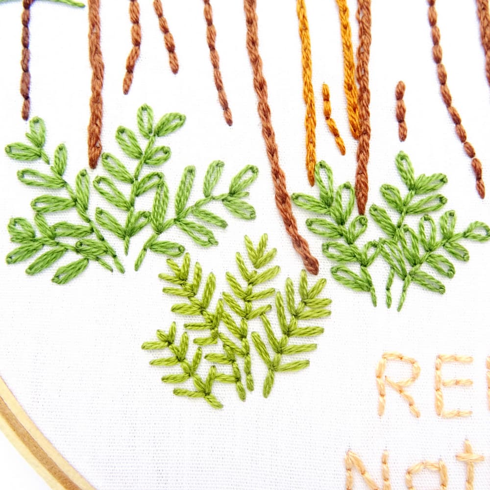 Redwood National Park Hand Embroidery Pattern - thumbnail 5