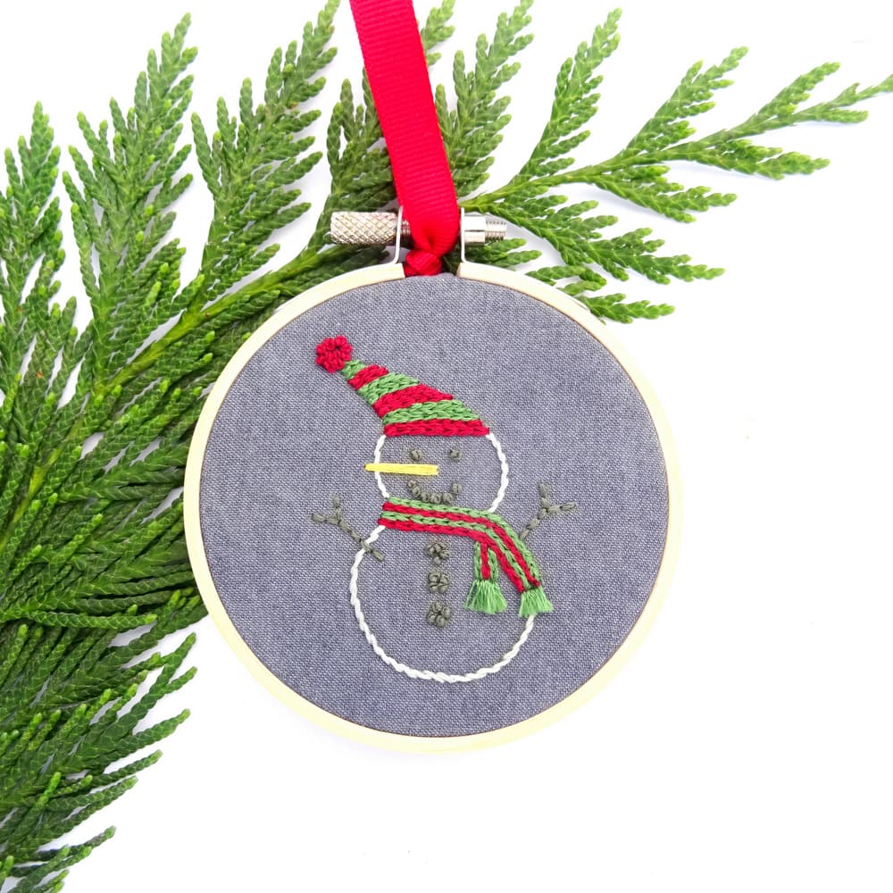 Christmas Characters Ornament Set Hand Embroidery Pattern - thumbnail 3