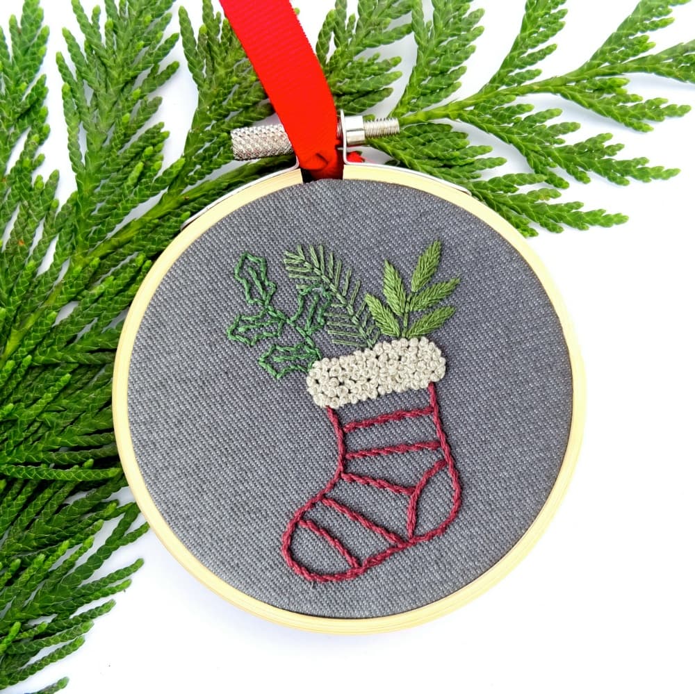 Christmas Traditions Ornament Set Hand Embroidery Pattern - thumbnail 3