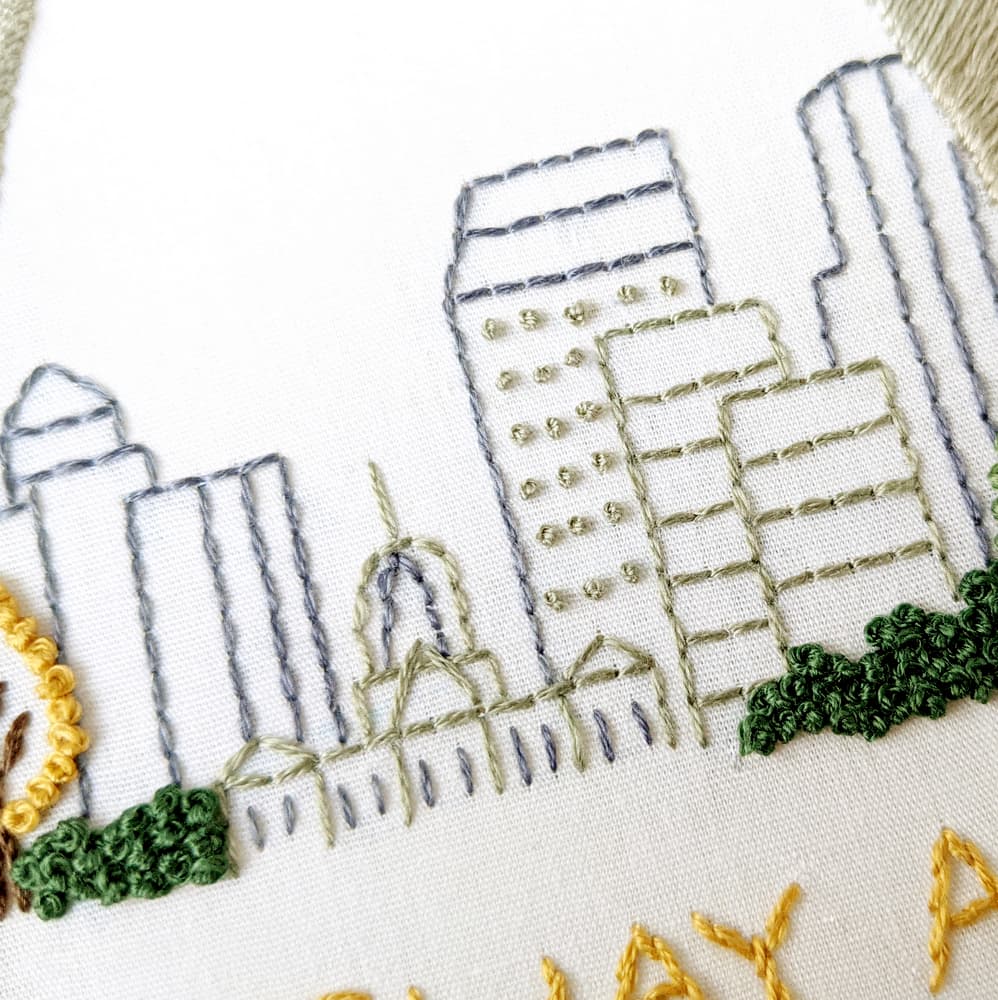 Gateway Arch National Park Hand Embroidery Pattern - thumbnail 4
