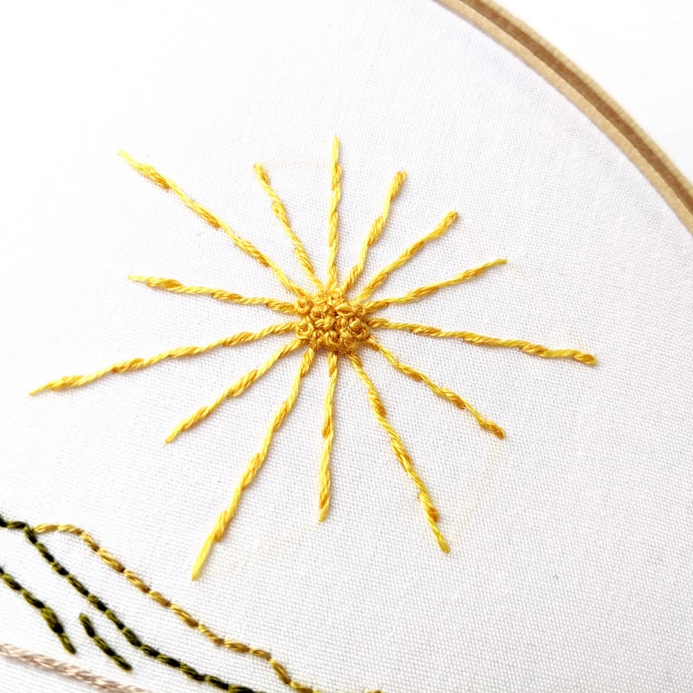 Death Valley National Park Hand Embroidery Pattern - thumbnail 5