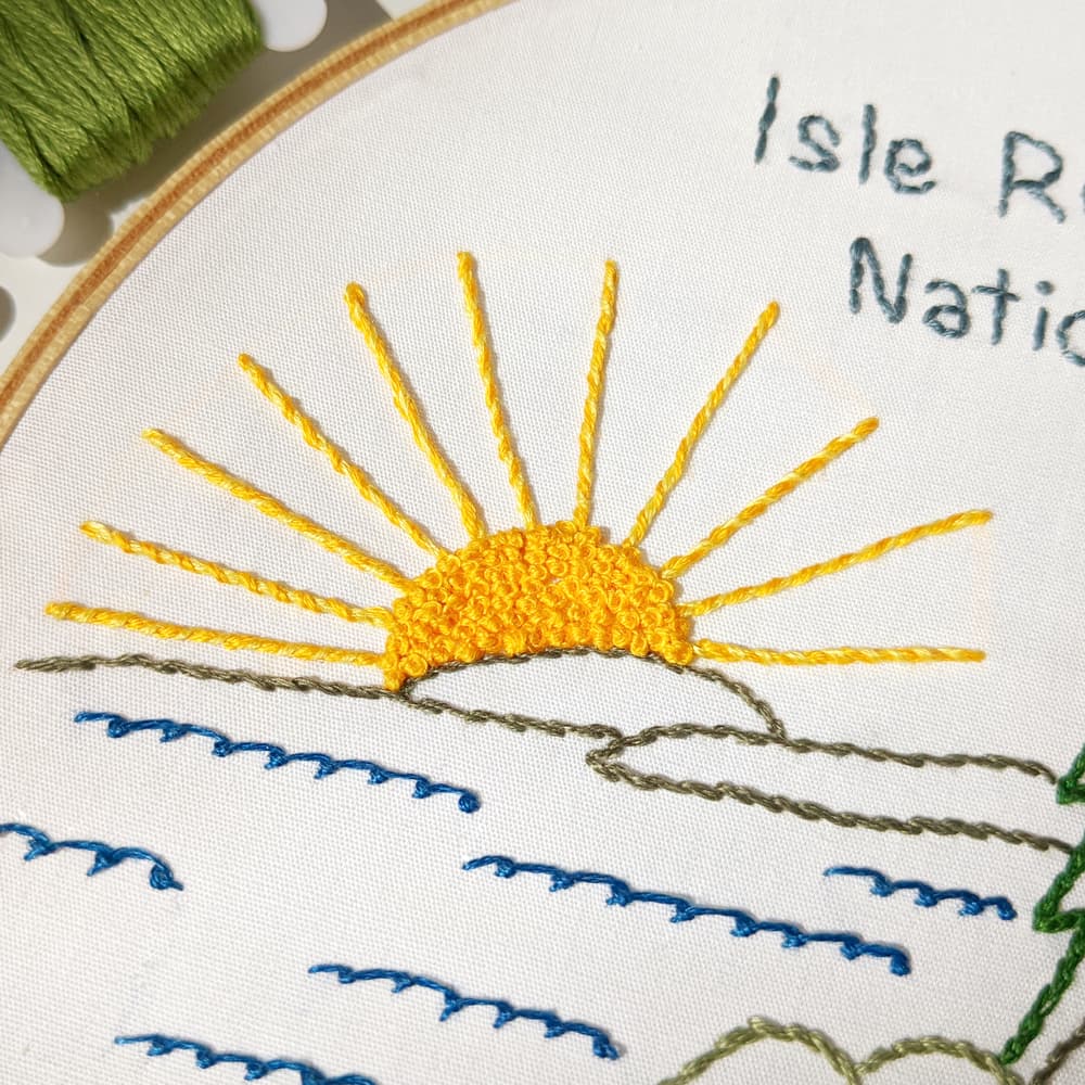 Isle Royale National Park Hand Embroidery Pattern - thumbnail 3